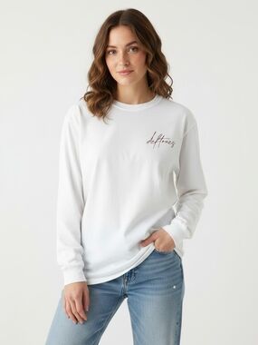 Deftones Roses White Long Sleeve Tee [SIZES: Large & 2X Available]